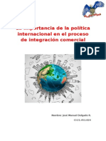 La importancia de la política internacional en el proceso de integración comercial.docx