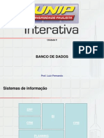 Banco de Dados, ERP, BI e Planejamento