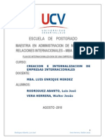 Plan Internacionalizacion Joyeria MBA UCV TRUJILLO