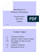Introduction to Phonetics Phonology