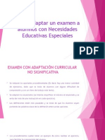 Cómo Adaptar Un Examen A Alumnos Con Necesidades