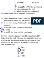 CHE 321 Midterm Solution