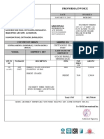 Proforma Invoice MGK International INC.: Applicant: Bank Details