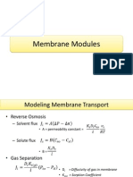 Membrane Modudule and Process Design