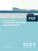 Proposed Firth of Clyde Regulating Order: Information Pack On