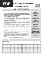 Prova TJPR Assessor-juridico