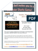 Worcester Sharks Flyer
