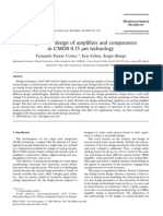 Analys is and design of amplifiers and compar ators