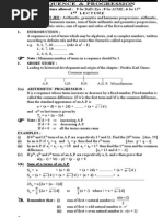 Sequence and Series