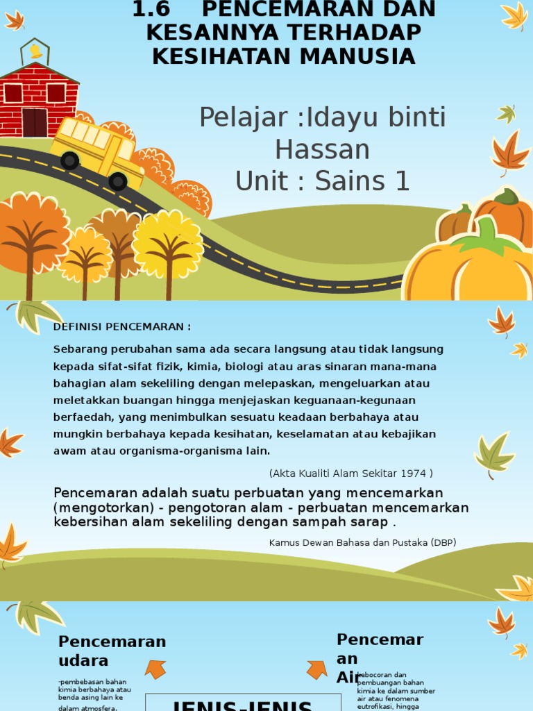 Kesan Pencemaran