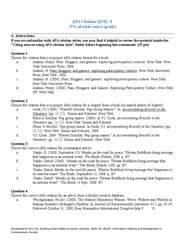 APA Citation Crimes Crime &amp; Justice