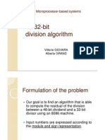 [slides] Microprocessor-Based Systems - 48/32-bit division algorithm 