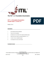 ITIL sample test