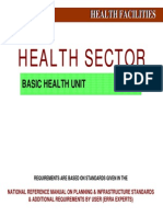 Health Sector: Health Facilities Health Facilities