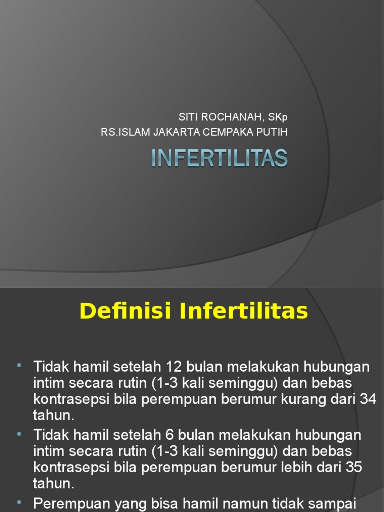 Infertilitas Pratiwi Ppt Download