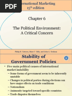 Chapter 06 The Political Environment