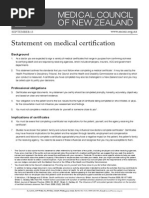 Medical Certification