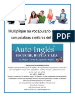 3 Auto Ingles Mas Vocabulario Palabras Similares Del Espanol