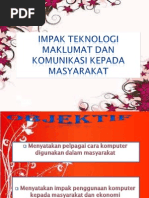 Impak Teknologi Maklumat Dan Komunikasi Kepada Masyarakat