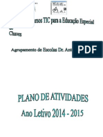 Plano Atividades 2014 - 2015 CRTICCHAVES