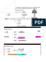 Cylinder Hydraulic Calculation