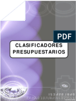 Clasificador Presupuestario 2013 