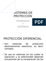 Sistemas protección diferencial distancia