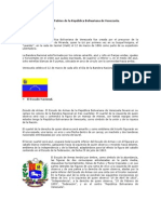 Símbolos Patrios de La República Bolivariana de Venezuela