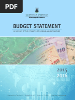 Bermuda 2015/2016 Budget