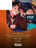2011 Politicas Adultos Lima Metropolitana 2001-2010