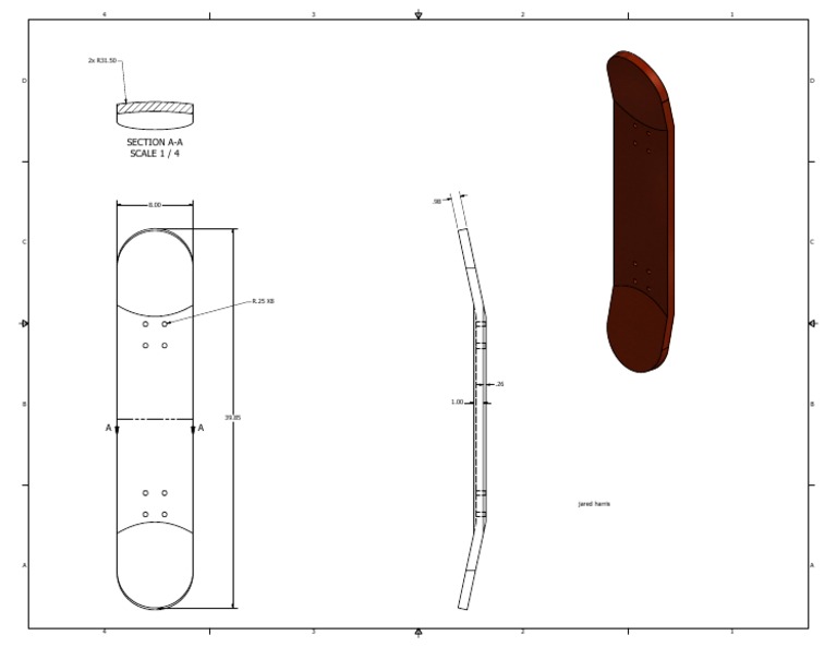 Skateboard 2 Drawings | PDF | Science & Mathematics | Technology ...