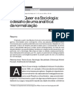 A Teoria Queer e A Sociologia Richard Miskolci