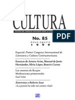 Revista Cultura 85