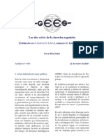 Las dos crisis de la derecha española