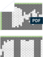 MIW Scarf Double Knitting Chart