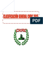 Clasificacion CKRC 2015