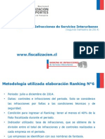 6to Ranking Infracciones Interurbano 2do Semestre 2014