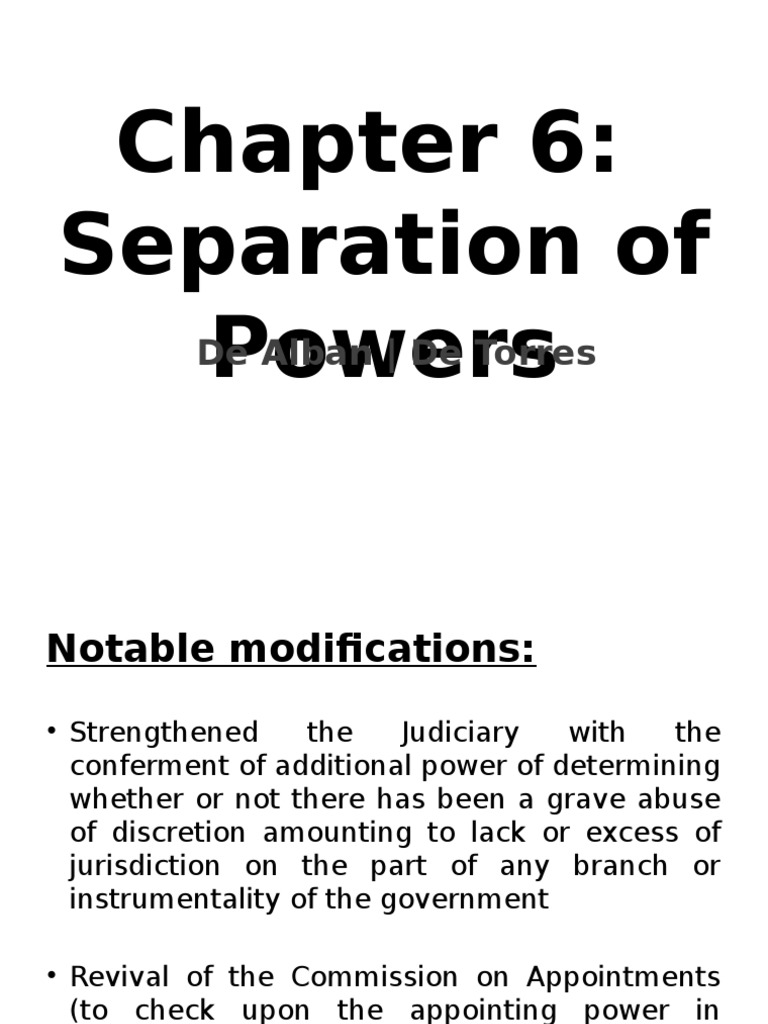Separation of Powers Overview | PDF | Judiciaries | United States Congress