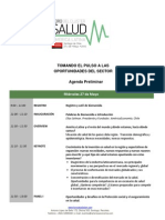 2015 Salud Agenda Preliminar