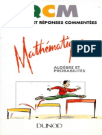 76.Qcm Mathemathique Algebre Probabilites Statistiques