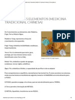 Análise Dos 5 Elementos (Medicina Tradicional Chinesa) - Personalterica PDF
