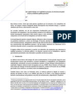 Reflexiones sobre la relación capital-trabajo en capitalismo peruano, poder y dinámica política