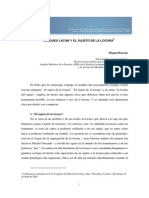 El sujeto de la locura según Lacan