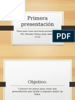 Pasos para elaborar una presentación