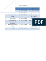 Jadwal Kegiatan