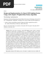 Sensors: Design and Implementation of A Smart LED Lighting System Using A Self Adaptive Weighted Data Fusion Algorithm