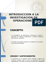 Introduccion A La Investigacion de Operaciones