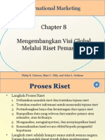 Chapter 08 Mengembangkan Visi Global Melalui Riset Pemasaran 