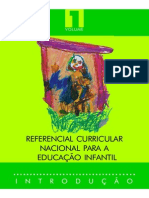 REFERENCIAL CURRICULAR NACIONAL PARA A EDUCAÇÃO INFANTIL