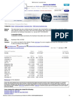 7003 Aluminum Composition Spec